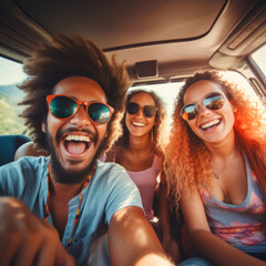 Caravan of Friendship: Multicultural Squad's Roadway Revelry