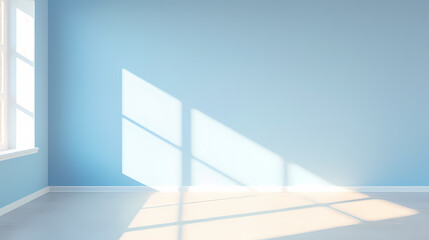 Obraz premium Gradient empty room wall model, minimalist interior, podium 3D product display