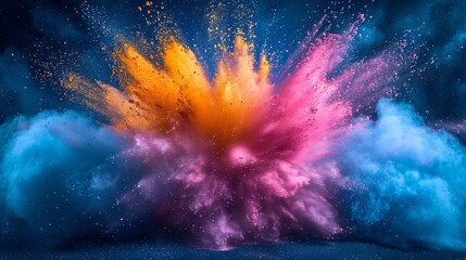 Colorful Explosion of Pride: A Rainbow Blast of Love and Acceptance Generative AI