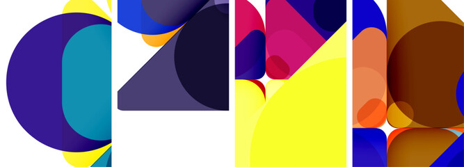 Geometric elements abstract backgrounds for wallpaper, business card, cover, poster, banner, brochure, header, website