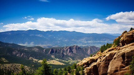 Fototapeta premium Rocky mountain ridge contributing to a healthy eco system , Rocky mountain ridge, healthy eco system, mountain