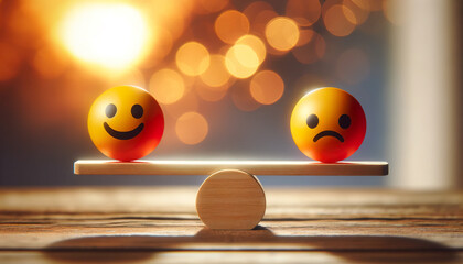 See saw of emotions swinging between happy and sad a roller coaster ride of emotions. People with Bipolar can experience episodes of mania, hypomania, depression, and mixed moods