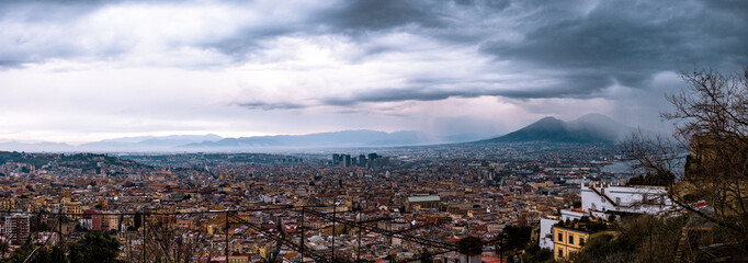 Visit Napoli city, in Italy, traveling in Europe.