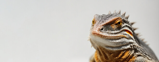 Fototapeta premium Studio Portrait of a Lizard