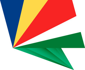 Seychelles pin flag