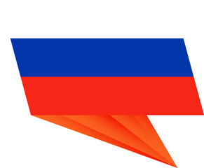 Russia pin flag