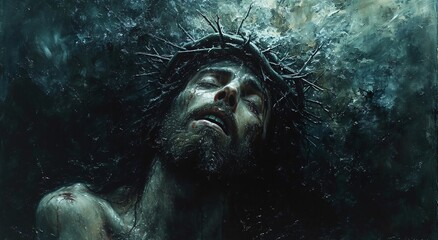 Jesus's Tears: A Tribute to the Month of April Generative AI