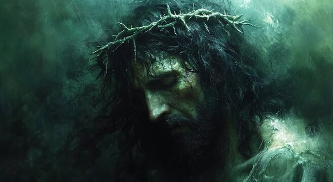 Jesus in the Moss: A Timeless Portrait for the Modern Age Generative AI