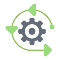 Old Workstyle icon vector image. Can be used for Agile.