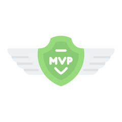 Obraz premium Mvp icon vector image. Can be used for Agile.