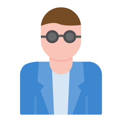 Male Model icon vector image. Can be used for Modelling Agency.