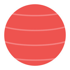 Yoga Ball icon vector image. Can be used for Fitness at Home.