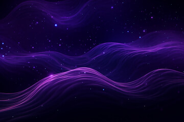 Abstract creative template. Violet purple blue, wavy lines flowing dynamic swirl abstract background vibrant colours wallpaper banner. 3D rendering