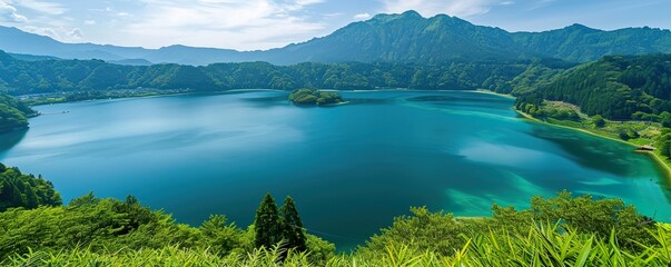 lake in the mountains