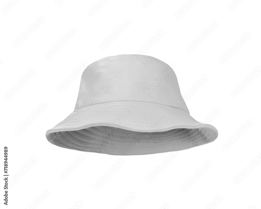 Poster White bucket hat PNG transparent