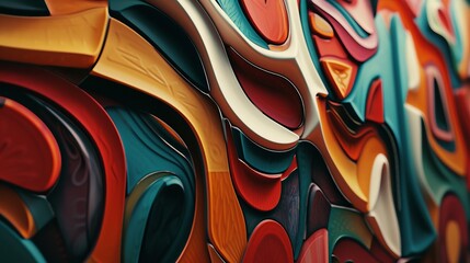 Cultural Motifs in Abstract Composition