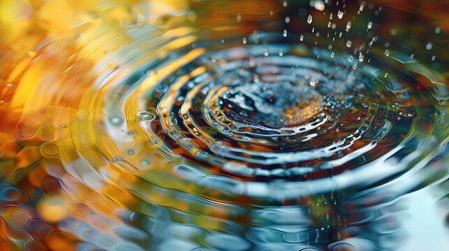 Abstract depiction of inclusion with expanding concentric circles