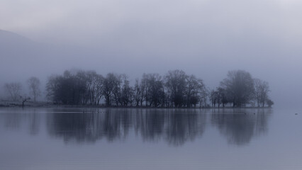Obraz na płótnie Canvas Mist on the Loch