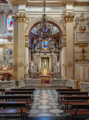 Obraz premium Lecce, Italy - considered the capital of Baroque, Lecce is one of the most visited cities in Southern Italy. Here in particular one of its amazing Baroque Cathedrals