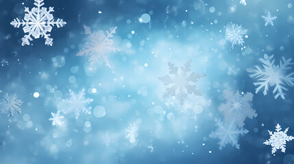 Snowflake background, winter cold texture frozen icy illustration snow frost