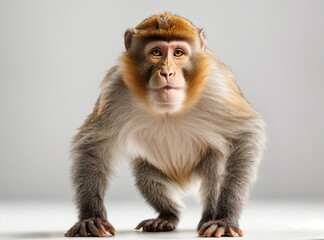 Obraz premium Monkey Marvels in the Studio Light