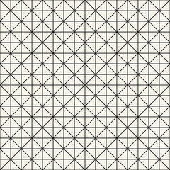 Vector seamless pattern. Repeating geometric elements. Stylish monochrome background design.
