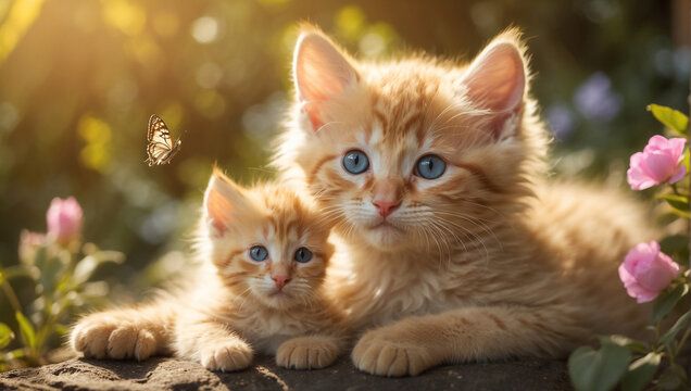 beautiful cats HD wallpaper Download