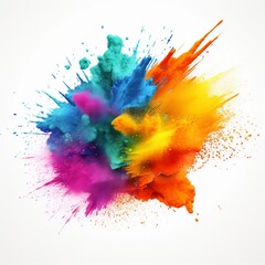 Happy Holi beautiful colors, background, banner, template