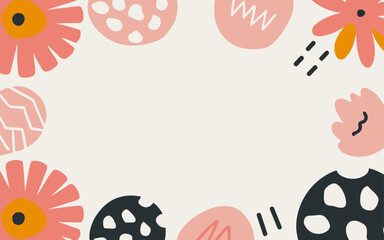 Abstract background poster. Good for fashion fabrics, postcards, email header, wallpaper, banner, events, covers, advertising, and more. Valentine's day, women's day, mother's day background.