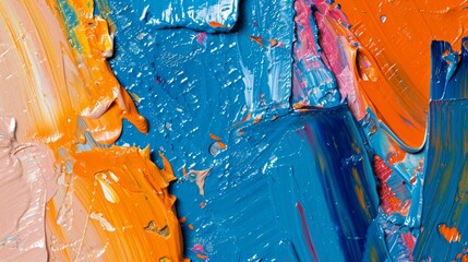 Closeup of abstract rough colourful