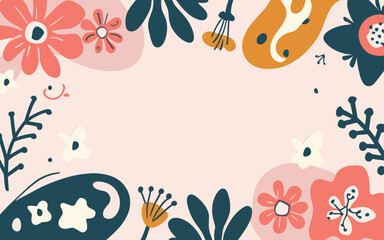 Abstract background poster. Good for fashion fabrics, postcards, email header, wallpaper, banner, events, covers, advertising, and more. Valentine's day, women's day, mother's day background.