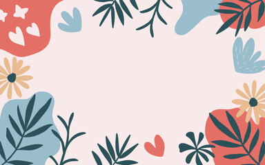 Abstract background poster. Good for fashion fabrics, postcards, email header, wallpaper, banner, events, covers, advertising, and more. Valentine's day, women's day, mother's day background.