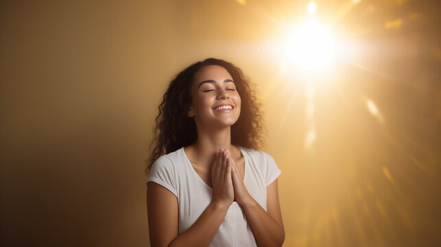 Young Woman Praying 