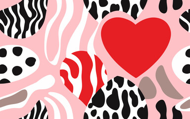 Abstract background poster. Good for fashion fabrics, postcards, email header, wallpaper, banner, events, covers, advertising, and more. Valentine's day, women's day, mother's day background.