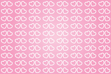 Heart pattern, Valentine's Day seamless pattern, Valentine's Day background.