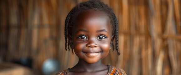 Young African Black Child Making Funny, HD background, Background Banner
