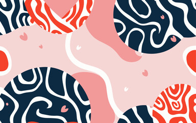 Abstract background poster. Good for fashion fabrics, postcards, email header, wallpaper, banner, events, covers, advertising, and more. Valentine's day, women's day, mother's day background.