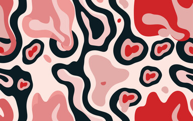 Abstract background poster. Good for fashion fabrics, postcards, email header, wallpaper, banner, events, covers, advertising, and more. Valentine's day, women's day, mother's day background.