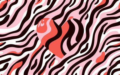 Abstract background poster. Good for fashion fabrics, postcards, email header, wallpaper, banner, events, covers, advertising, and more. Valentine's day, women's day, mother's day background.