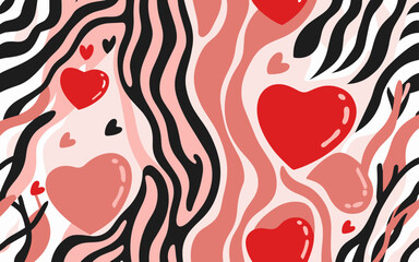 Abstract background poster. Good for fashion fabrics, postcards, email header, wallpaper, banner, events, covers, advertising, and more. Valentine's day, women's day, mother's day background.