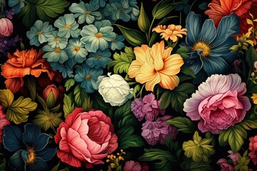 Pattern of flowers