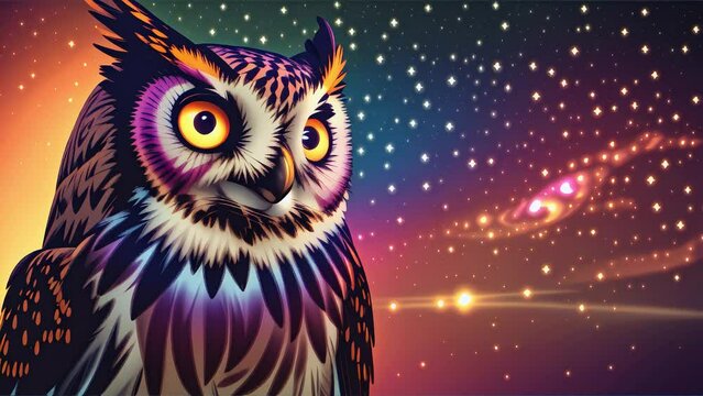 Pastel Night Owl