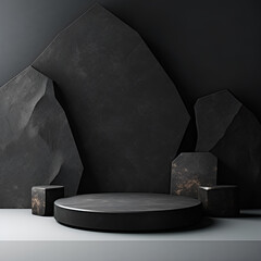 black and white umbrella