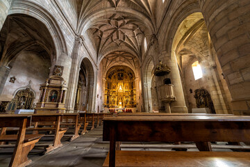 Fototapeta na wymiar Church in Vinuesa. Soria. Spain. Europe.