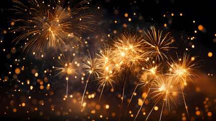 Fireworks background for celebration, holiday celebration concept