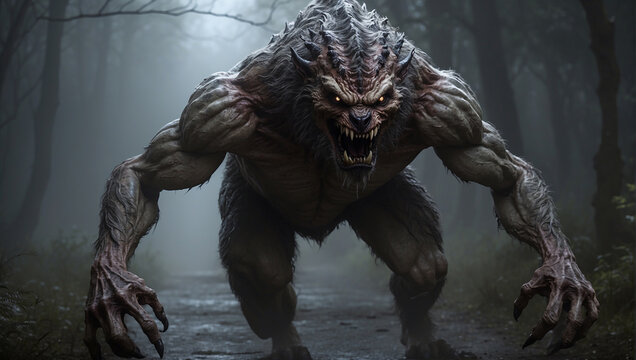 Angry Monster HD wallpaper download