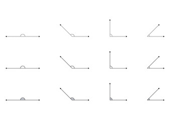 examples of angles in geometry. angle examples for university, academy and education