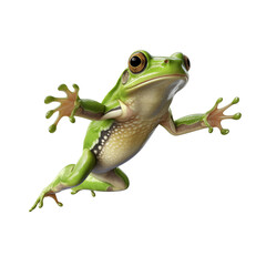frog jumping