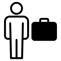 businessman with briefcase