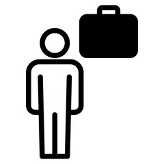 businessman with briefcase